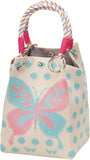 Load image into Gallery viewer, Mini Knitted Bucket Bag Women Small Handbag Geometric Colorblock Wristlet Purse With Detachable Handle