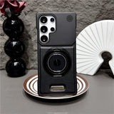 Load image into Gallery viewer, 360 Rotating Bracket Hard PC Phone Case For Magsafe Samsung S26 S25 S24 S23 S22 Ultra Plus Magnetic Stand Holder Frameless Cover
