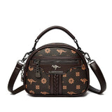 Load image into Gallery viewer, Genuine Brnad Top Quality Leather Small Tote Shoulder Bags for Women New Messenger Bags Designer Crossbody Bag Two Layers Sac