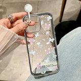 Load image into Gallery viewer, 2 in 1 Candy Color Phone Case For iPhone 11 16 17 Pro Max 13 15 14 12 17 Air 17promax Soft TPU Transparent Flower Funda Cover
