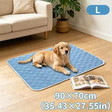 Load image into Gallery viewer, KEMORELA 2PCS Dog Cooling Mat Summer Pet Cold Bed Extra Large For Small Big Dogs Pet Accessories Training Mat Washable Mat