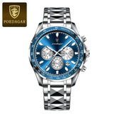 Load image into Gallery viewer, POEDAGAR Fashion Brand Men Watch Waterproof Stainless Steel