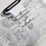 Load image into Gallery viewer, Snowflake Pattern Watch Luxury Full Rhinestone Jewelry Five-piece Set